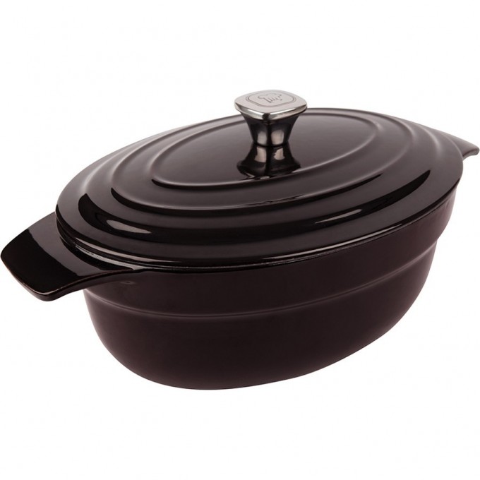 Кастрюля овальная RONDELL DEEP BURGUNDY 30 см 4,5 л RDI-702