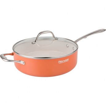 Сотейник с крышкой RONDELL TERRAKOTTE 24х7,2 см Сотейник с крышкой RONDELL TERRAKOTTE 24х7,2 см